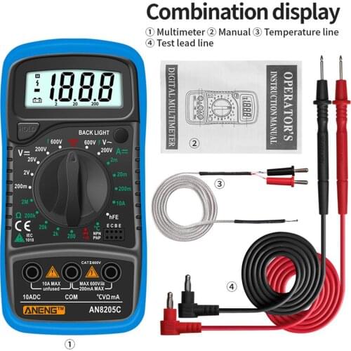 Multi-function Digital Multimeter Xl830l Digital Multimeter Professional Handheld Multimeter Precision Digital Display