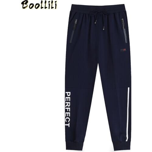 L-9XL Men Cotton Thin Sweatpants Spring Autumn Big Size Male Loose Elastic Straight Pants Tracksuit Joggers Baggy Trousers