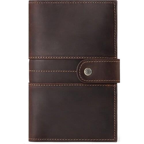 Mens High Quality Genuine Leather Passport Holder RFID Blocking Money Bag for Travel Documents ID Card Holders Passport Cover