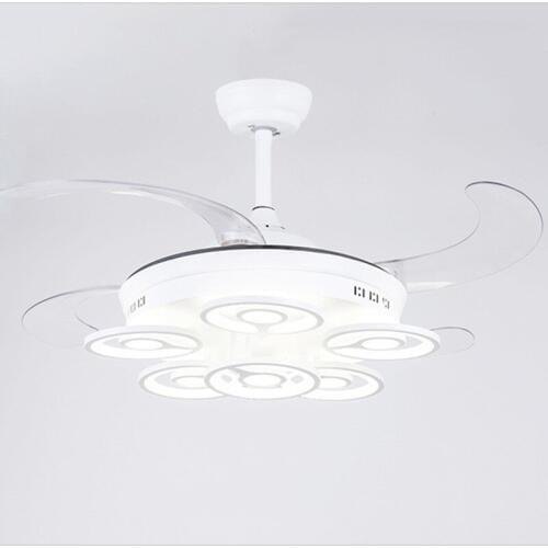 Invisible ceiling fan light LED fan light ceiling lamp modern minimalist living room dining room living room ceiling fan lamp