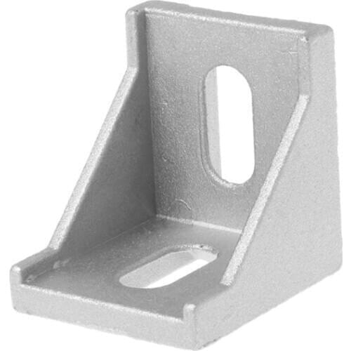 2020 New 10pcs 4040 Fasten Fitting Angle 40x40 L Connector Aluminum Corner Bracket Joint Brace