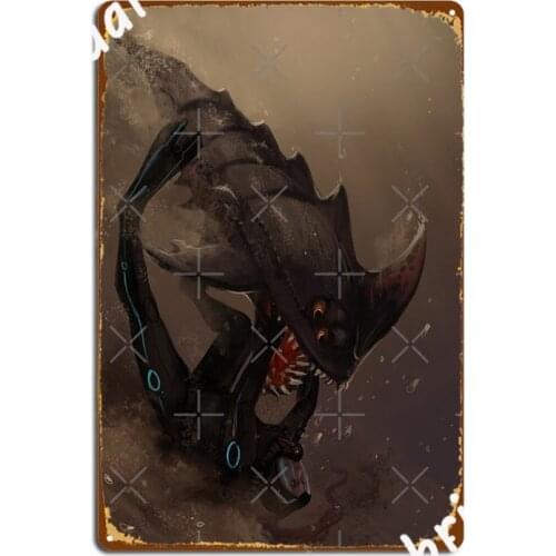 Subnautica Below Zero Poster Metal Plaque Wall Decor Garage Club Design Club Tin Sign Poster