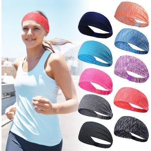 High Quality Yoga Hair Bands Sport Elastic Headbands 1PCS Sports Yoga Accessory Dance Biker Wide Headband Stretch Ribbon
