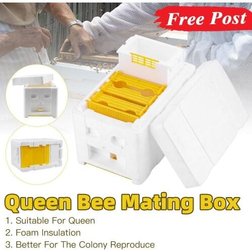 Queen Bee Rearing Mating Beehive Nuc Harvest Pollination Bees Hive Box Reserve Beekeeping Tools For Beekeeper Supplies