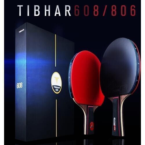 TIBHAR Table Tennis Racket Pimples-in Ping Pong Rackets Hight Quality Blade 806/608 With Bag and Gift