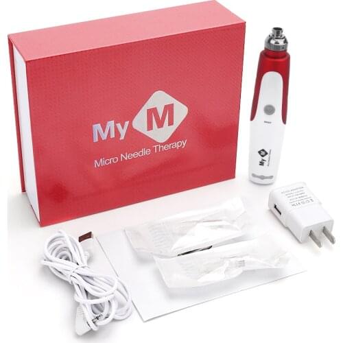 Bayonet Dr Pen Electric Micro Needling Pen Whitening Wrinkle Remove Dr Pen With 2pcs Cartridge Needle Tips Derma Pen Skincare