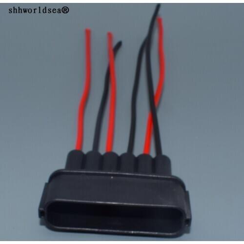 Shhworldsea 6 Pin male of 7283-1968-30 Car restrictor plug Auto electronic throttle valve connector for Toyata,Mitsu