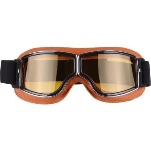 Unisex Vintage Cycling Sunglasses Motorcycle Motorbike Bicycle Bike Helmet Windproof Dustproof Pilot Goggles