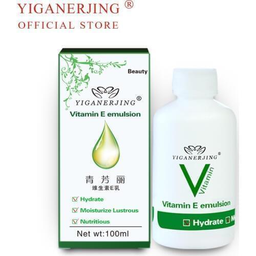 YIGANERJING 100ML Vitamin E Face Anti Wrinkles Skin Care Day Moisturizers Night Cream Emulsion Moisturizing Body Lotion