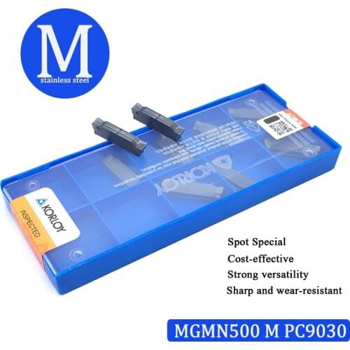 100% Original MGMN500 M PC9030 Grooving Carbide Inserts Turning Tool CNC Lathe Cutter Tool Parting And Grooving Tool Parting Off