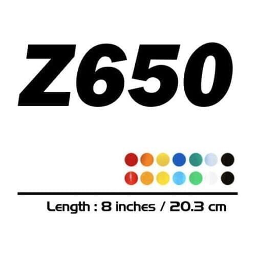 2 X New Sales motorcycle bike Fuel tank Wheels Fairing notebook Luggage helmet MOTO Sticker decals For KAWASAKI Z650