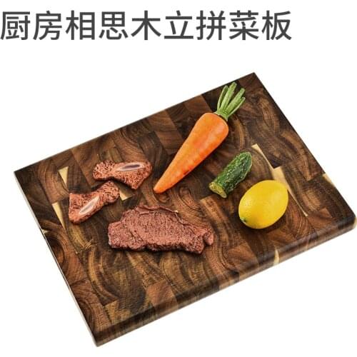 Acacia Cutting board chopping board Bread board Sushi plate Real wood tray Pizza board Chopping Blocks40X30X3.8CM