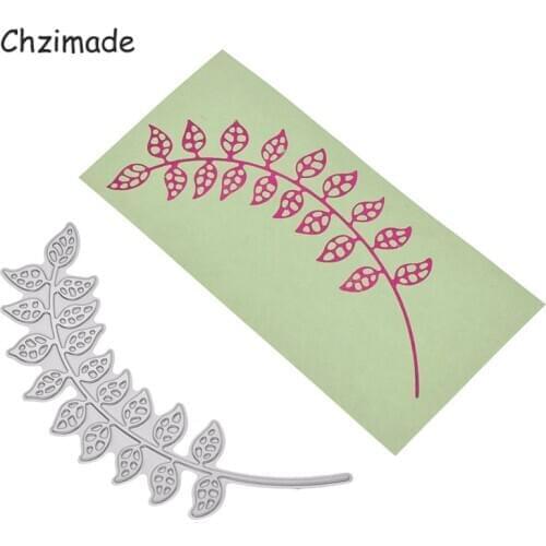 Chzimade Hot Stamping Foil Leaf Metal Dies Cutting Templates For Cards Diy Scrapbooking Album Paper Crafts Decoration