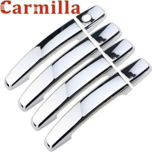 Carmilla ABS Chrome Car Door Handle Protective Cover Door Handles Trim Sticker for Chevrolet Cruze Sedan Hatchback Accessories
