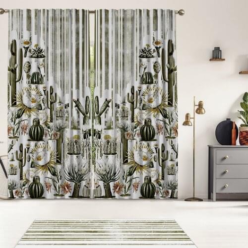 Tropical Series 5,Window Curtain 2 panels set,Blackout,Room darkering,Custom size