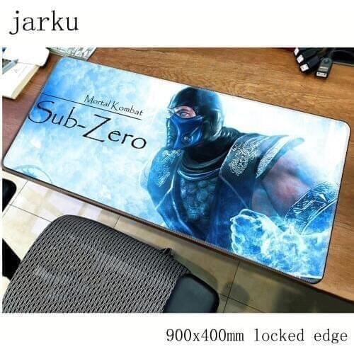 Mortal kombat mousepad gamer 900x400X3MM gaming mouse pad Mass pattern notebook pc accessories laptop padmouse ergonomic mat
