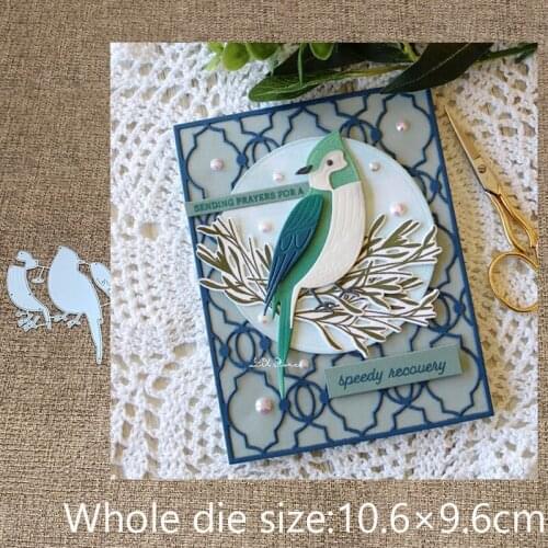 XLDesign Craft Metal stencil mold Cutting Dies bird decoration scrapbook die cuts Album Paper Card Craft Embossing