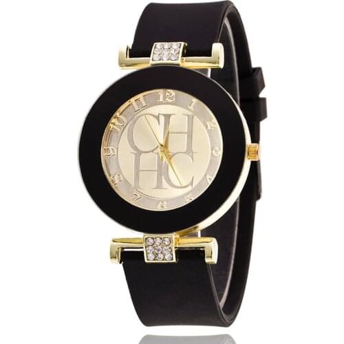 Fashion Silicone Quartz Watch CHHC Candy Color Girls Fashion Quartz Watch