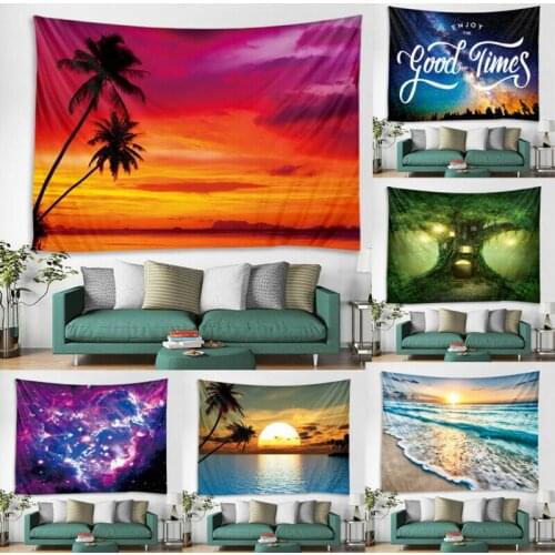 Natural Scenic Tapestry 150x100cm Large Printing Wall Hanging Blanket for Home Room Decoration