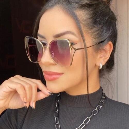 2021 New Fashion Polygon Sunglasses Women Brand Designer Vintage Colorful Sun Glasses Female Unique Metal Hollow Shades Oculos