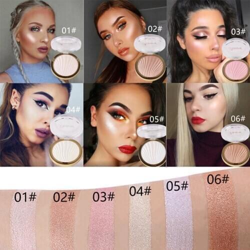New 6 Colors Makeup Face Contour Powder Concealer Bronzer & Highlighter-Palette