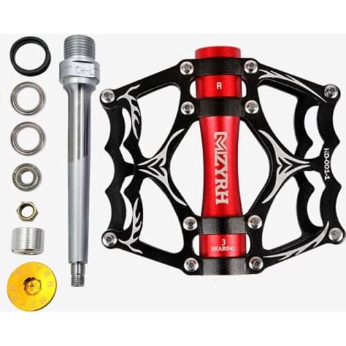 Mountain bike pedals, all aluminum alloy material, non-slip, enlarged and widened, all aluminum pedals