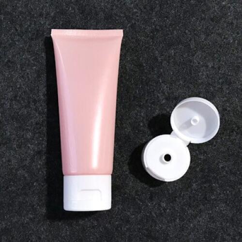 300pcs empty 100ml lotion plastic soft tube for cosmetic skin care cream packaging,100g squeeze container bottles with screw cap