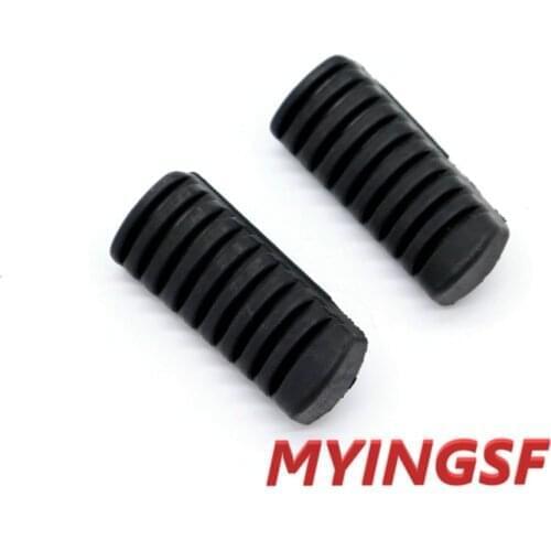 Front Foot Peg Footrest Rubber Cover For KAWASAKI NINJA 250R/650R Z900RS ZX6R ZX9R ZX12R ZZR1200 ZX600 Motorcycle Accessories