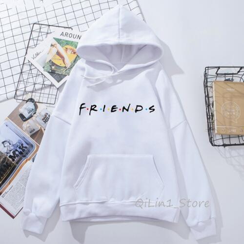 Friends sweatshirt harajuku kawaii hoodie woman cap sudadera mujer best friend birthday gift winter clothes bff streewear hoody
