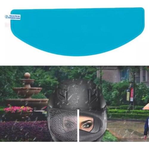 Universal Helmet Rain Film Windshield Lens Sticker Helmet Clear Anti-Fog Patch Film For Motorcycle Visor Shield Fog Resistant