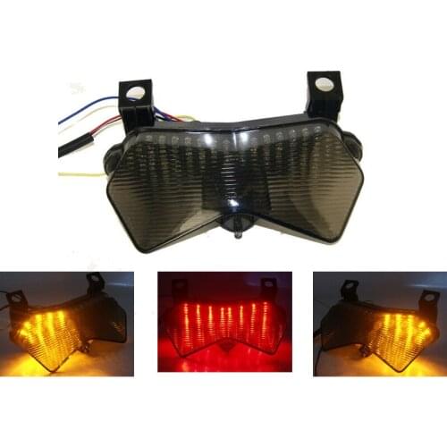 Waase For Kawasaki Z1000 2003 2004 2005 2006 Tail Light Brake Turn Signals Integrated LED Light