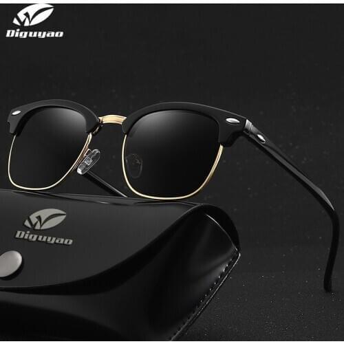 DIGUYAO 2020 Fashion Classic Luxury brand Men retro Pilot Metal Frame Round Sunglasses Women shades Sun Glasses Gafas De Sol