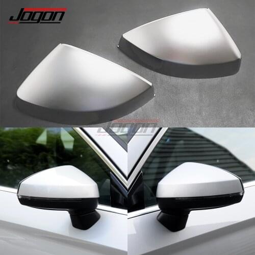 2pcs Replacement Silver For AUDI A3 S3 RS3 8V 2013 - 2019 Car Mirror Side Wing Rear View Cover Caps Shell Case Trim Accessories