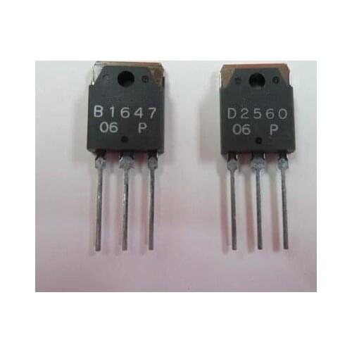 1Pairs 2SB1647 2SD2560 1pcs B1647 + 1pcs D2560 original In Stock