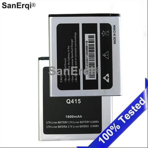 10pcs Battery For Micromax Q415 Mobile Phone Lithium Battery 1800mAh Batterie Accumulator Replacement Battery
