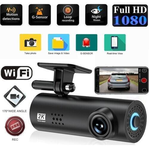 1080P DVR Camera Video Recorder Night Vision WiFi Car DVR Camera Mini WiFi Car Dash Cam Recorder Car Accessories