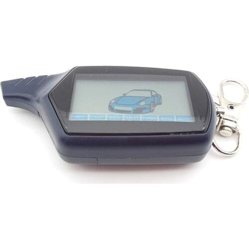 2-way LCD Remote Controller Key Fob Chain, Sheriff For Russian Vehicle Security Two way Car Alarm System Twage Starline B6