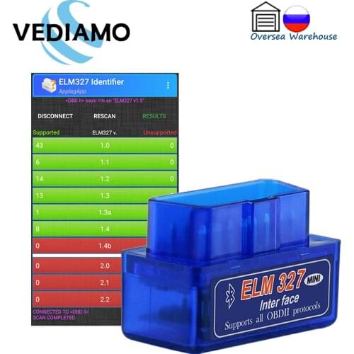 OBDMonster Bluetooth ELM327 V1.5 with PIC18F25K80 Chip Car Mini OBD2 Scanner Check Engine Diagnostic Scan Tool with Two Boards