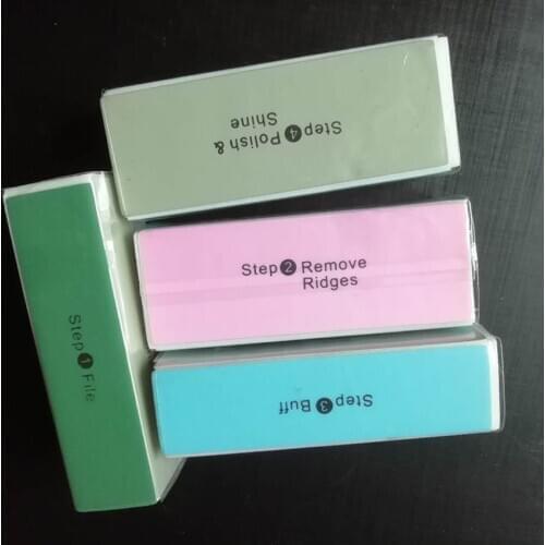 Best 4 sides Nail Art File Buffer Block Polish, Manicure Tool Wholesale, 50pcs