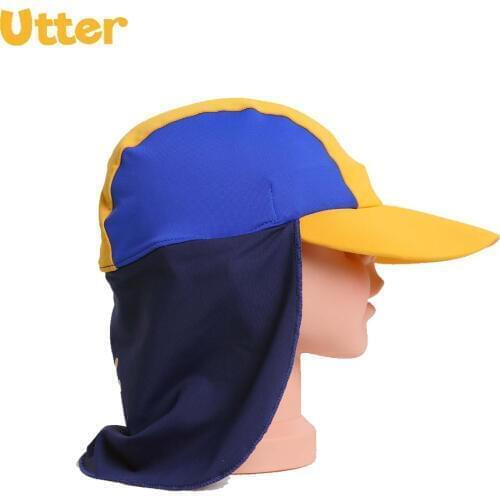 UTTER UPF50+ Kid Beach Cap Cartoon Printing Surfs Sport Hat for Girl and Boy Outdoor Sun Hat