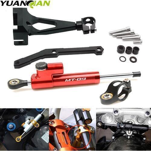 For Yamaha MT 09 MT09 MT-09 FZ09 FZ-09 2013- 2016 Motorcycle Damper Steering Stabilize Safety Control Bracket Mount kit