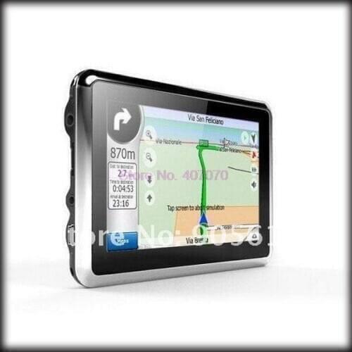 By dhl or ems 10 pieces 4.3 inch LCD GPS Truck Navigation MTK 4GB Capacity UK EU AU NZ Maps Speedcam POI Vehicle GPS