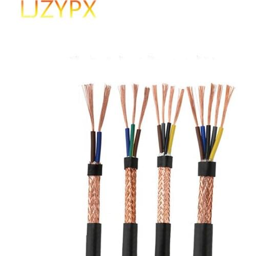 16 Awg Shielded Copper Wire Multi-Cores Wire 1.5mm2 Signal Cables UL2547 Power Control Line Flexible High Voltage Electric Wires