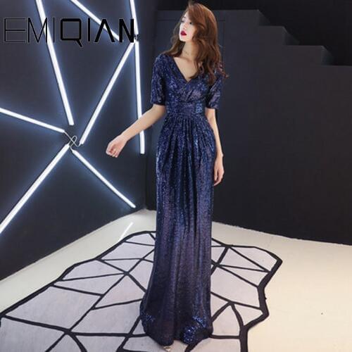 Женские платья с v-образным вырезом EMIQIAN China At AliExpress