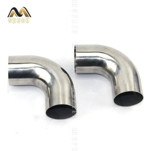 1PCS car accessories Automobile exhaust pipe muffler 304turns into stainless steel elbow 90 degree Angle pipe to reduce diameter