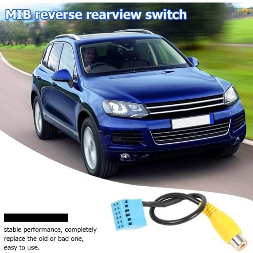 MIB RVC Rear View Camera Cable Adapter Replacement for Volkswagen Golf MK5 MK6 Practical Operation Simple Conveninently