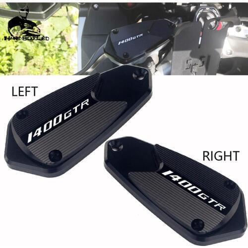 Front Left Right Brake Fluid Tank Reservoir Cover Oil Cap For Kawasaki GTR1400 GTR 1400 2007-2018 2017 2016 Motorcycle Accessori