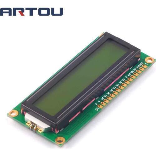 LCD1602 Yellow Green Screen MCU Development 3.3V 1602 LCD Module