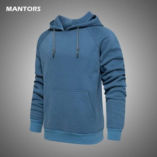 2021 Brand Mens Hoodies Oversize Sweatshirt Casual Pullovers Autumn Winter Solid Color Fleece Hoodie Mens Clothing Dropshipping
