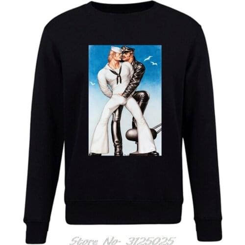 Gay Pride Vintage Tom Cops Finland Lgbt Rainbow Fashion hoodie Funny Mens Autumn Winter Pullover Sweatshirt Streetwear